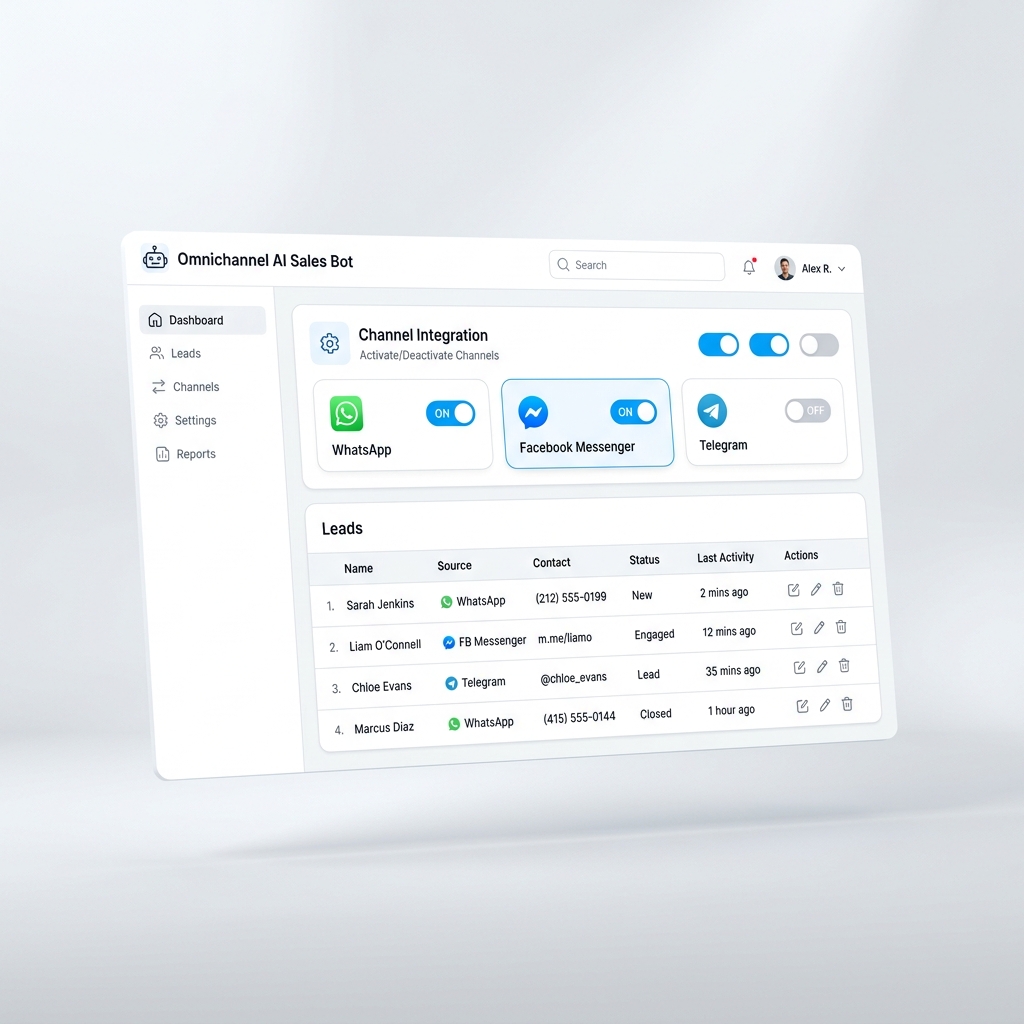 AI Chatbot Mockup